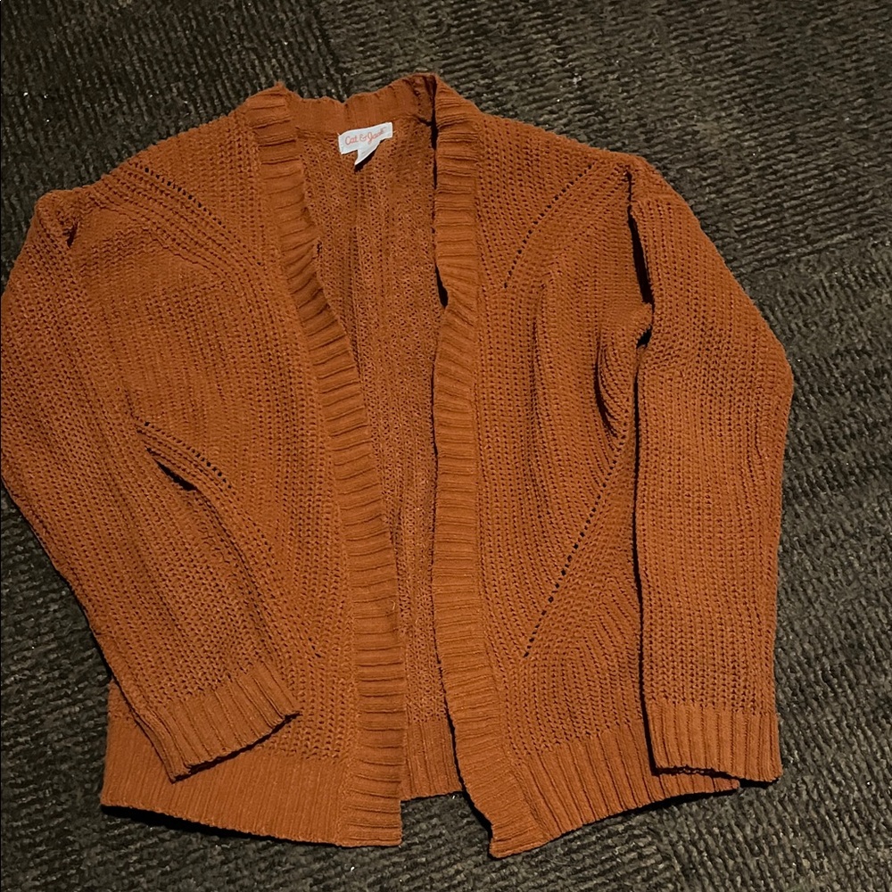 GAP Rust Cardigan Sweater